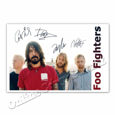 Foo Fighters   Dave Grohl, Pat Smear, Taylor Hawkins  , Nate Mendel - Autogramm