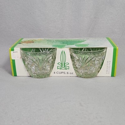 New in Box - Vintage Anchor Hocking Arlington Punch Cups 4 pack 