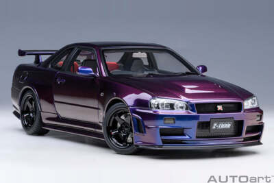 AUTOart NISSAN SKYLINE GT-R R34 Z-TUNE 1 /18 MIDNIGHT PURPLE AUTOart NISSAN SKYLINE GT-R R34 Z-TUNE 1 /18 MIDNIGHT PURPLE