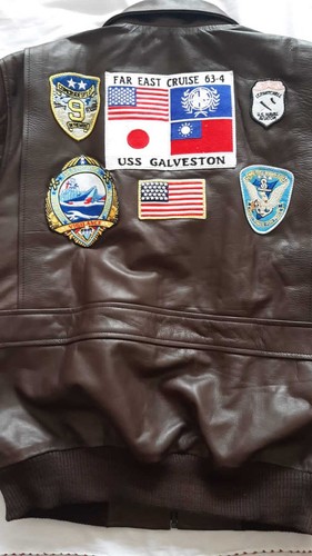 TG: Giacca in pelle da uomo Top Maverick Gun Aviator Pilot RAF marrone G-1 volo - Foto 5 di 9