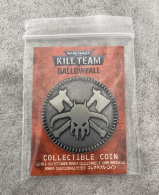 Kill Team: Gallowfall Sammelmünze, Games Workshop, Warhammer, versiegelt, NEU