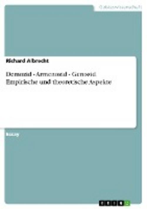 Demozid - Armenozid - Genozid. Empirische Und Theoretische Aspekte,
