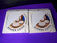 Reston Lloyd Electric Stove Burner Covers, Set of 2, 8 inch White