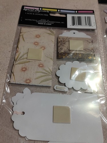 Lot of 2 Scrapbooking Stickers Special Moments Embellishments Sealed Packages - Picture 9 of 14
