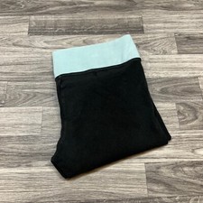 PINK Women's Black "I'll Work Out Tomorrow" Yoga Pants Size Medium Regular