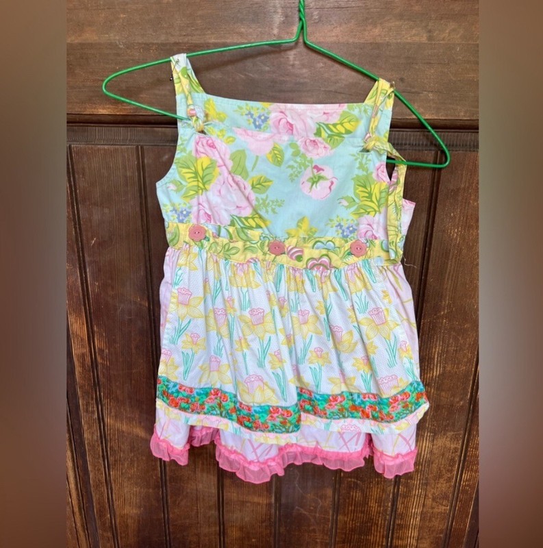 Matilda Jane Apron Knot Top, size 8, EUC