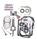 ENGINE REBUILD MASTER KIT W/Valves FOR KOHLER K341 16HP M16 w/16hp rod not 12hp