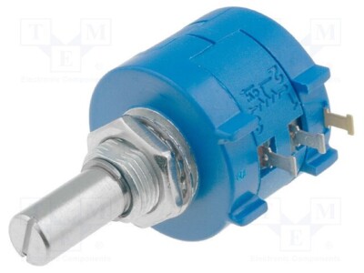 1 Stück, Potentiometer: axial 3590S-2-502L /E2DE