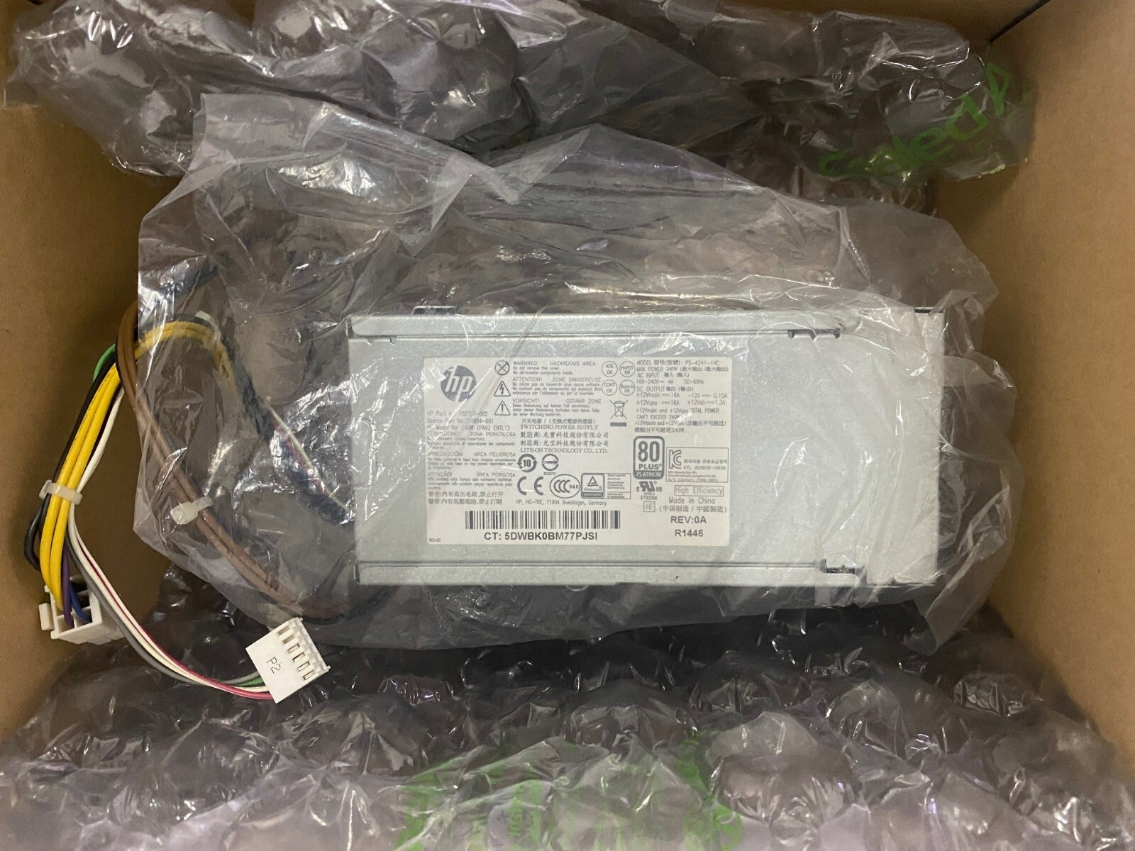 HP Z240 SFF 240W Power Supply, 751884001, 702307002, PS42411HC eBay