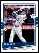 2020 Panini Donruss Cody Bellinger Base NickName Variation Los Angeles Dodgers