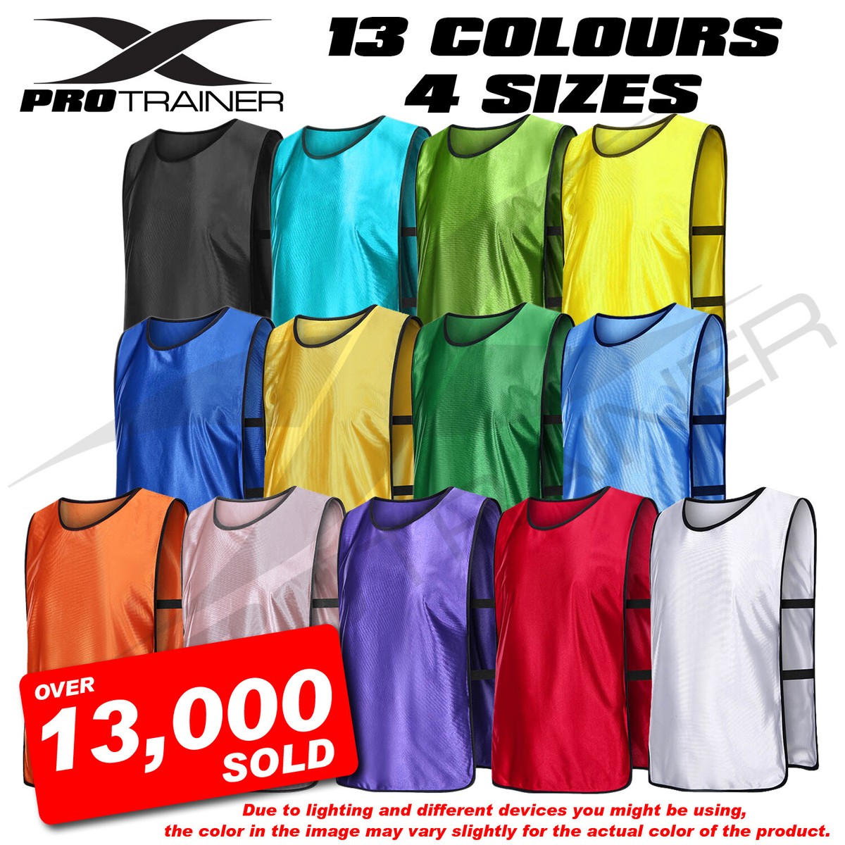 Sports Training Bibs Vests Top Basketball netball cricket soccer 