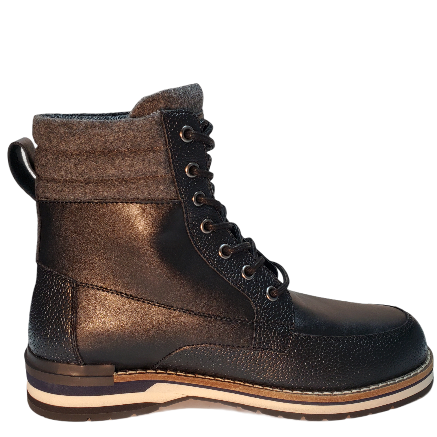 DKNY Mens Winston Jack Leather Boots 