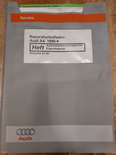 Reparaturleitfaden Automatisches Getriebe 01N Eigendiagnose Audi A4 1995 >