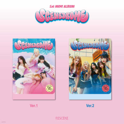 K-POP RESCENE 1st Mini Album SCENEDROME PLVE Ver. Image Card+P