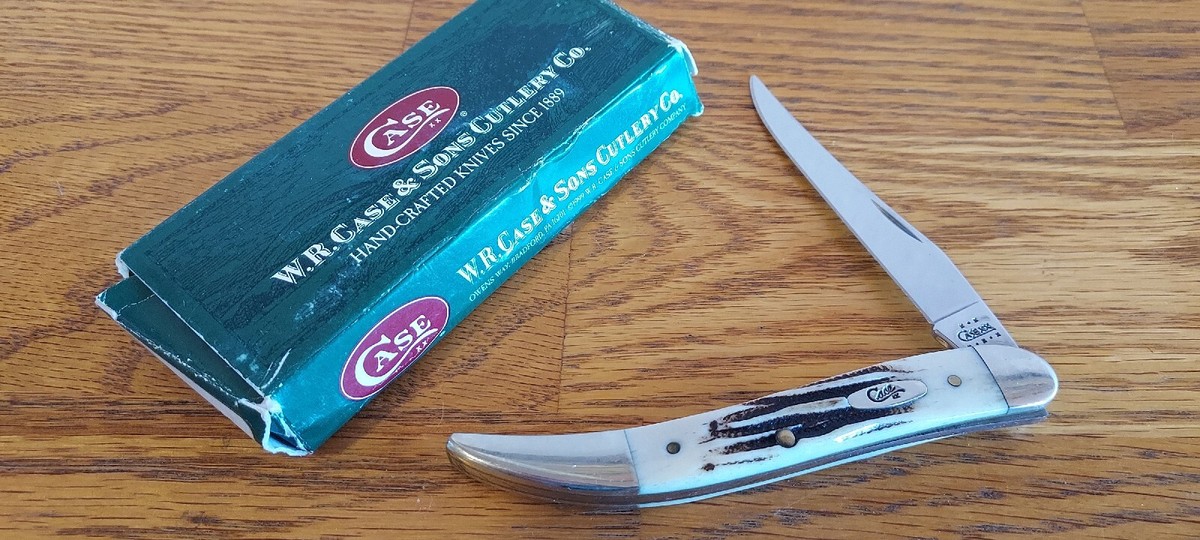 CASE XX 2002 V610094 SS VINTAGE BONE TEXAS TOOTHPICK KNIFE 05212