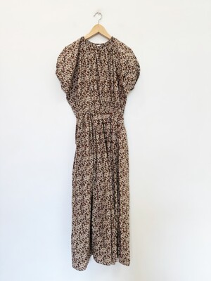 Designer Matteau Size 10 brown Floral Maxi Stunning Perfect Women's Dress