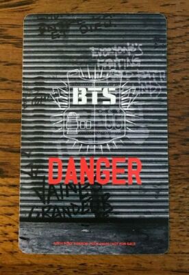 BTS JIN -DANGER- Photo card Japan (PONY CANYON) Bangtanboys
