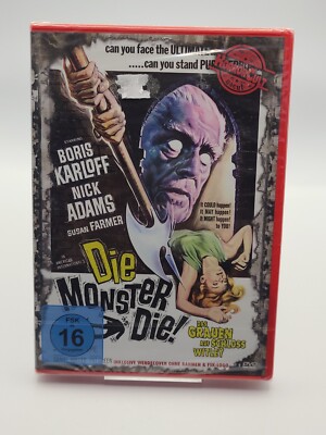DIE, MONSTER DIE - DAS GRAUEN AUF SCHLOSS WITLEY - HORROR CULT BORIS KARLOFF