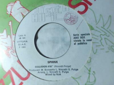 SPHINX Collision ENDGAMES First-last-for ever 7'' ITALO DISCO PR0M0 JUKE-BOX