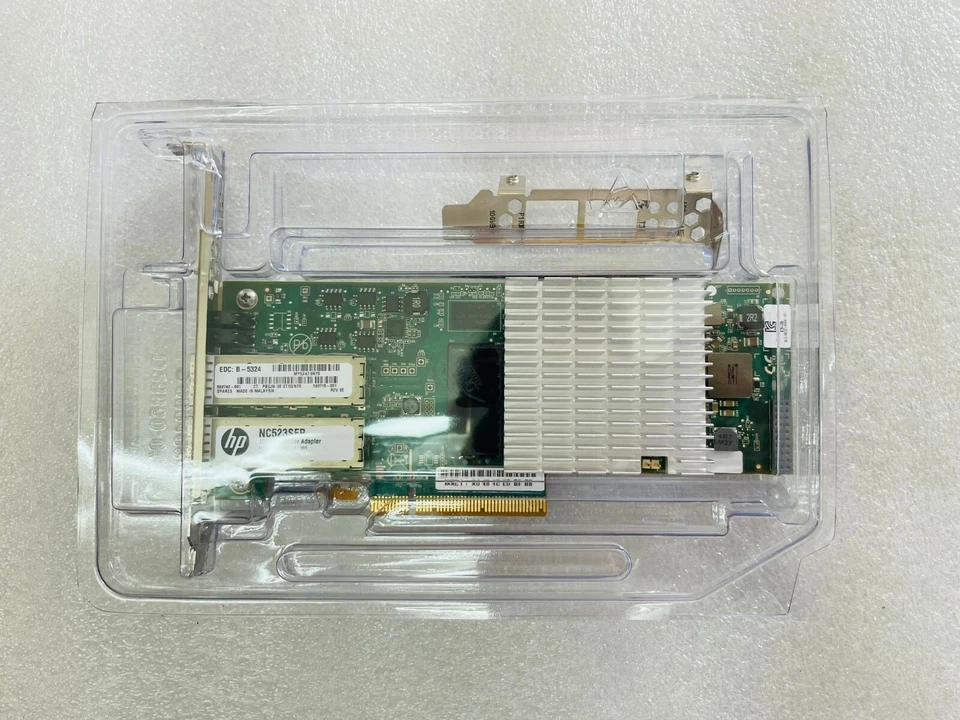 HP NC523SFP QLE3242-HP Dual Port PCIe 10GbE Server Adapter Network Cards - Image 2 of 4