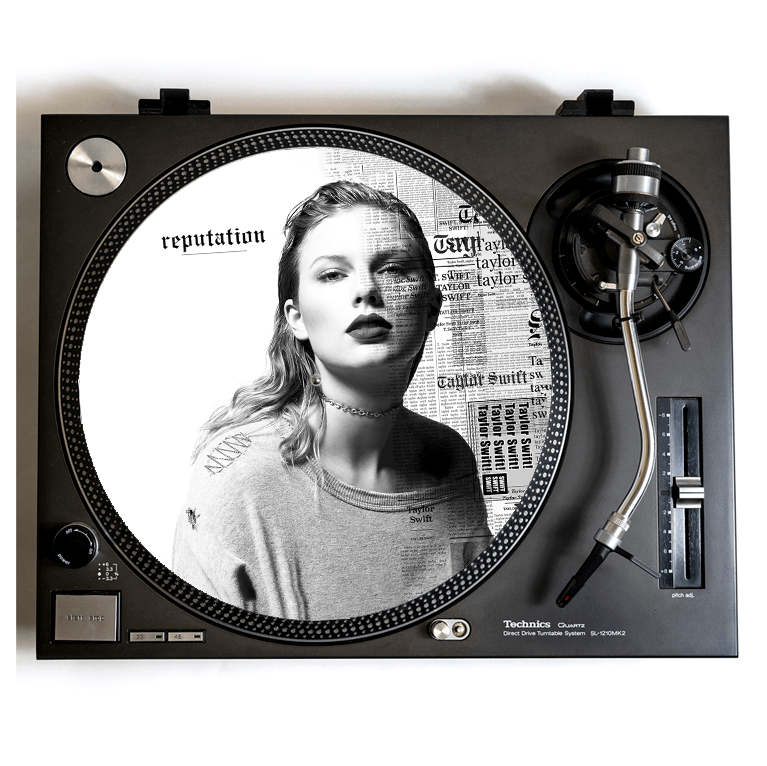 TAYLOR SWIFT Turntable Slipmat for Vinyl Records 12” DJ Slip Mat