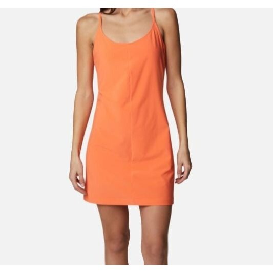orange tennis dress Sport Outline Floral S / Drift 25% spandex Confident Choice Athletic Dress In
