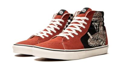 Vans SK8 Hi Tapered Reptile Snake skin High Top sneaker Mens Size 4/Womens 5.5 CUSTOM PYTHON VANS SK8 HI DESERT SAND PYTHON - Alligator Jakes main image 2