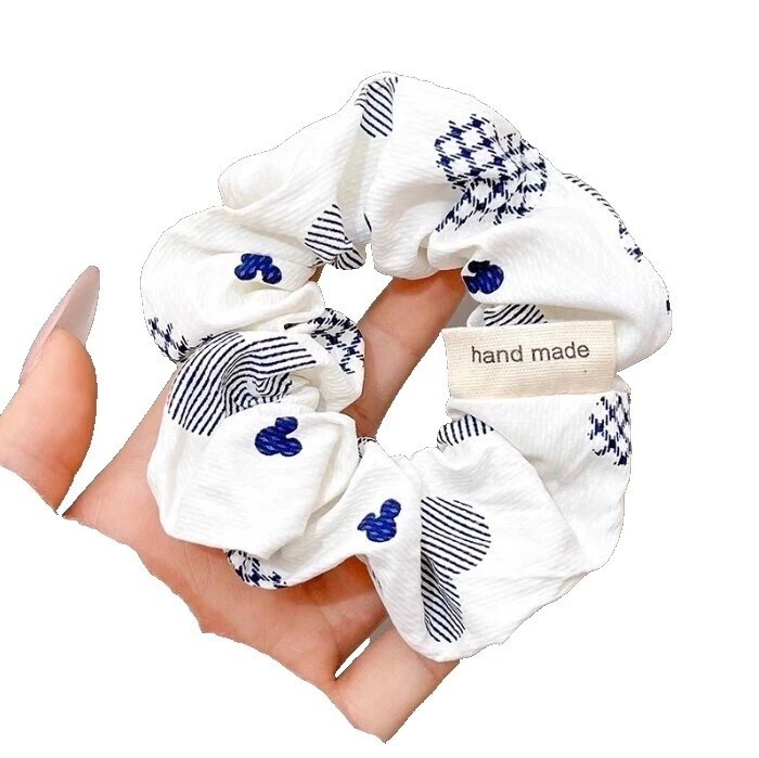 Anillos De PELO Pelo de goma blanca para mujeres