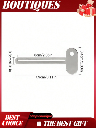 Metal Toothpaste Squeezer Tube Keys Roller Dispenser Manual Toothpaste Squeezer. - Picture 4 of 4