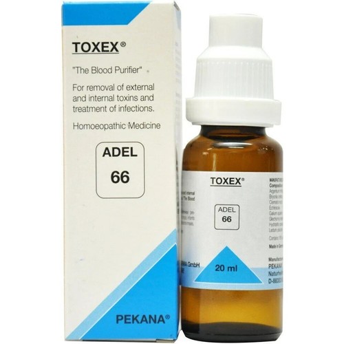 ADEL 66 Drops 20ml Pack TOXEX Adel PEKANA Germany OTC Homeopathic Drops - Picture 3 of 6