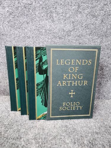 Legends Of King Arthur Folio Society 3 Books Set Tristan, The Holy Grail