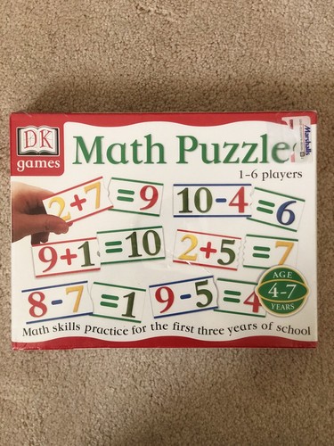 DK games Math Puzzles Age 4-7, Encourage Your Kid(s) to Learn Math NEW ...