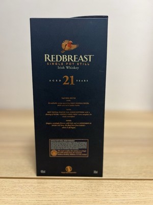 Redbreast 21 Jahre Single Pot Still Irish Whiskey 0,7l 46% vol. Box