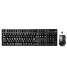 ELECOM Japanese Layout USB 2.4GHz Wireless Keyboard  Mouse Combo for Computer