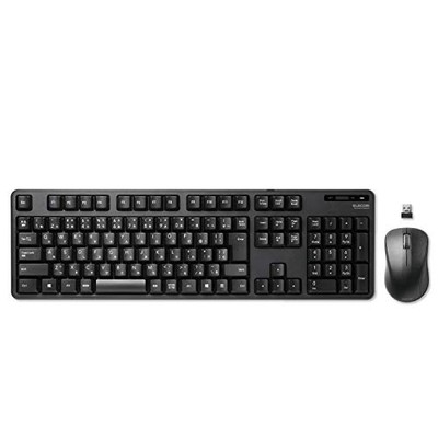 ELECOM Japanisches Layout USB 2,4 GHz Wireless Tastatur & Maus Combo für Comp...