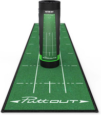Medium Putting Mat - Perfect Your Golf Putting 7.9Ft X 1.6Ft Green