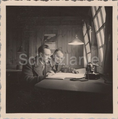 Foto, Julienhütte Bobrek 1938 im Baubüro Koppers, Polen (MJ-69)1029