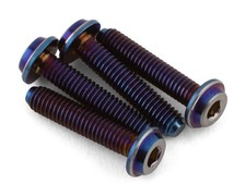 JConcepts 3x14mm "Top Hat" Titanium Screws Blue 4 JCO5041-1
