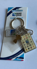Official Rugby Word Cup 2015 Collectors Key Ring New On Presentation Card