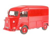 Citroen Hy Type H Rot Modellauto Welly 1:24