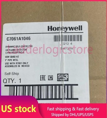 1PC ONE Honeywell C7061A 1046 UV Flame Detector C7061A1046 US Free TAX