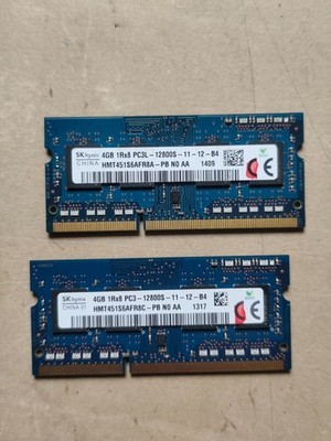 SK hynix 2x 4GB DDR3 SO-DIMM 1600 11-12-B4 HMT451S6AFR8C/A
