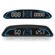 Gps Speedometer Hud G3 5.5 Lcd Mph Overspeed Alert Universal Car