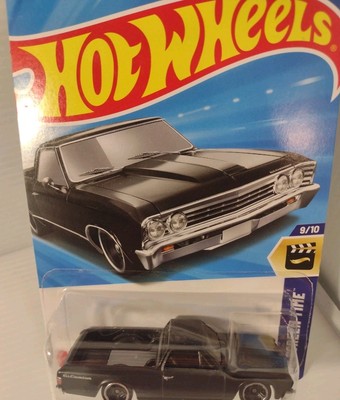 Hot Wheels Fast And Furious 1967 CHEVY EL CAMINO Matte Black Car