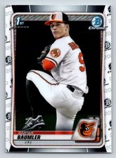 2020 Bowman Chrome Draft #BD117 Carter Baumler (ref 199163)