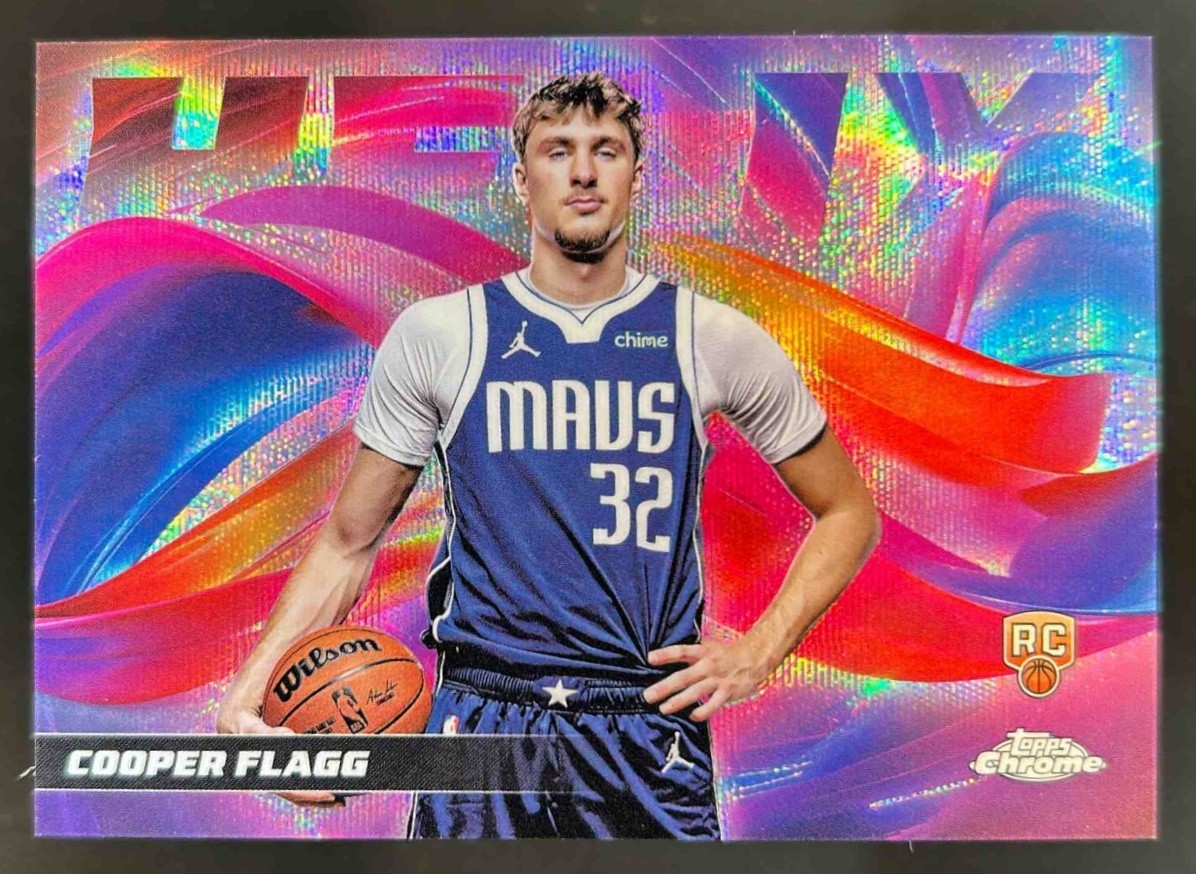 2025-26 Topps Chrome Cooper Flagg Helix SP Rookie RC SSP #H-11 Mavericks