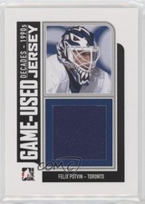 2013-14 ITG Decades 1990s Game Used Black Jersey /84 Felix Potvin #M-11 g6s