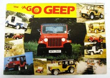 JAGO GEEP Car Sales Brochure c1980s Jeep SANDERO