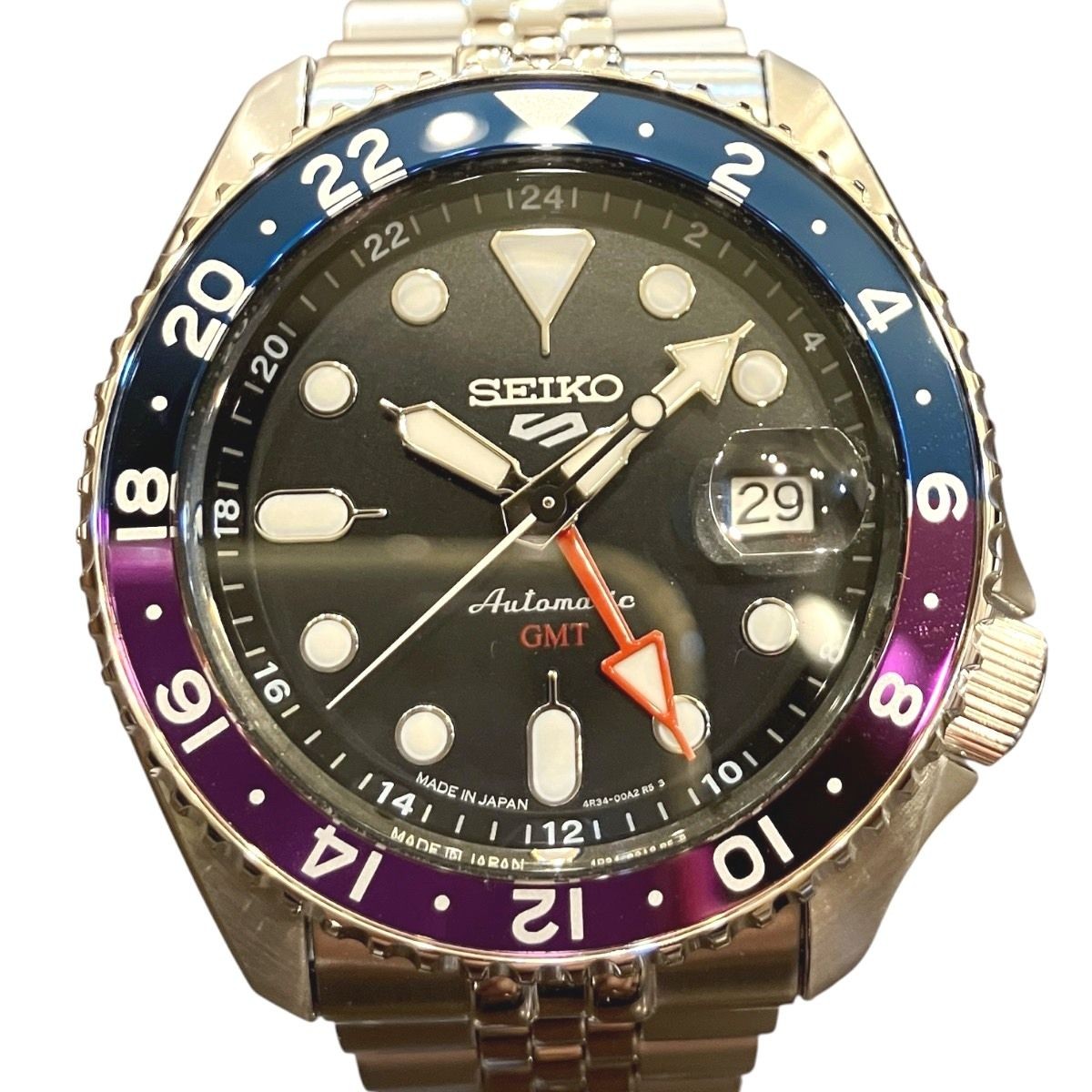 Seiko 5 Sports SKX GMT SBSC021 Japan Limited Automatic Men's Watch