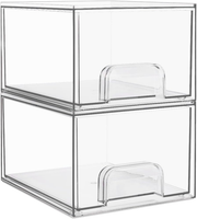 Kunststoff Schubladen Organizer Set Stackable Aufbewahrung FüR KüChe Bad Kosmeti